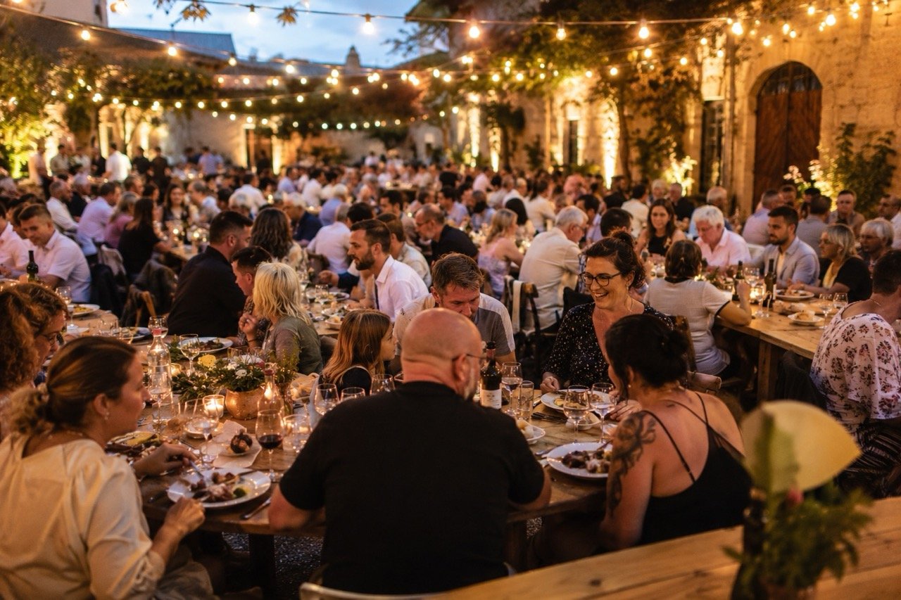 Grande tablée en soirée